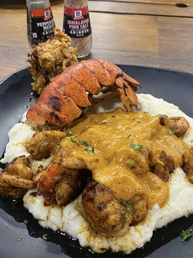 Lobster Shrimp and Grits